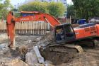 Компания Техоптимум-земляные работы.
Гусеничный экскаватор Hitachi ZX 330 компании Техоптимум.