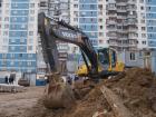 Компания Техоптимум-разработка котлована и вывоз грунта.
Экскаватор Volvo EC 360 BLC компании Техоптимум.