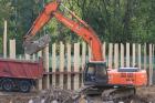 Компания Техоптимум-земляные работы.
Гусеничный экскаватор Hitachi ZX 330 компании Техоптимум.