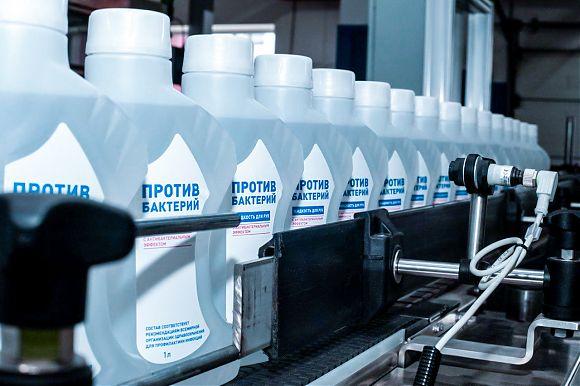 Газпром нефть запустила производство антисептика на резервных мощностях