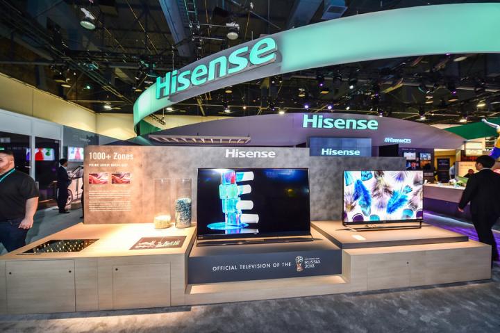 Новую линейку телевизоров 2018 года представила компания Hisense