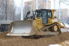 Земляные работы-компания Техоптимум.
Бульдозер CAT D6R XL компании Техоптимум.