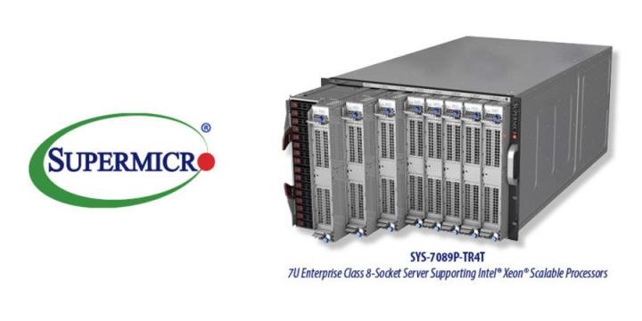 Supermicro выпустила новый 8-гнездовой сервер корпоративного класса 