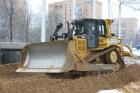 Земляные работы-компания Техоптимум.
Бульдозер CAT D6R XL компании Техоптимум.