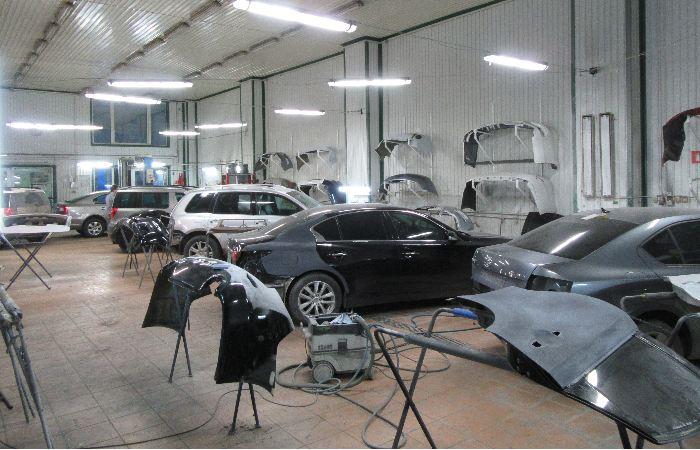 Кузовной ремонт автомобилей в техцентре  «Автогарант+»
