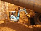 Компания Техоптимум-земляные работы.
Мини-экскаватор Kobelco 40SR компании Техоптимум.