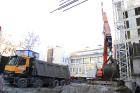 Компания Техоптимум-разработка котлована и вывоз грунта.
Экскаватор грейфер Hitachi Zaxis 225 компании Техоптимум