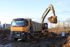 Компания Техоптимум-разработка котлована и вывоз грунта.
Cамосвал RENAULT K 440 компании Техоптимум.