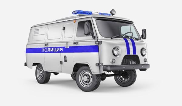 Спецавтомобили УАЗ в автосалоне «ТоргМаш» в Москве
