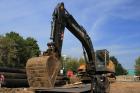 Компания Техоптимум-разработка котлована и вывоз грунта.
Экскаватор Volvo EC 360 BLC компании Техоптимум.
