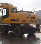 Компания Техоптимум--разработка котлована и вывоз грунта.
Колесный экскаватор Hyundai r 170 w-7 компании Техоптимум.