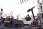 Компания Техоптимум-разработка котлована и вывоз грунта.
Экскаватор грейфер Hitachi Zaxis 225 компании Техоптимум.