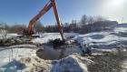 Компания Техоптимум-земляные работы.
Гусеничный экскаватор Hitachi ZX 330 с длинной стрелой компании Техоптимум.