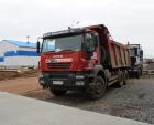 Компания Техоптимум-разработка котлована и вывоз грунта.
Cамосвал IVECO Trakker 380 компании Техоптимум