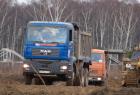 Компания Техоптимум-разработка котлована и вывоз грунта.
Самосвал MAN TGA 33.360 компании Техоптимум.