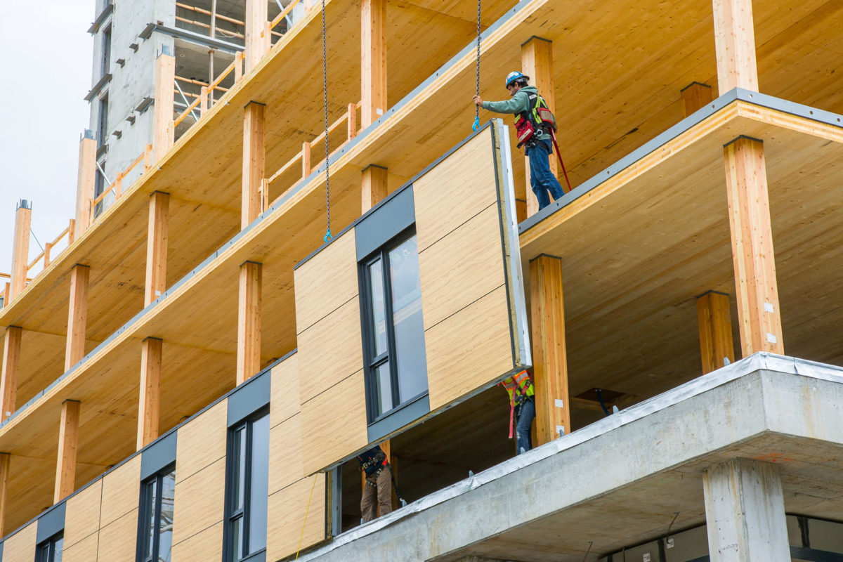 В России будут строить девятиэтажные дома из дерева